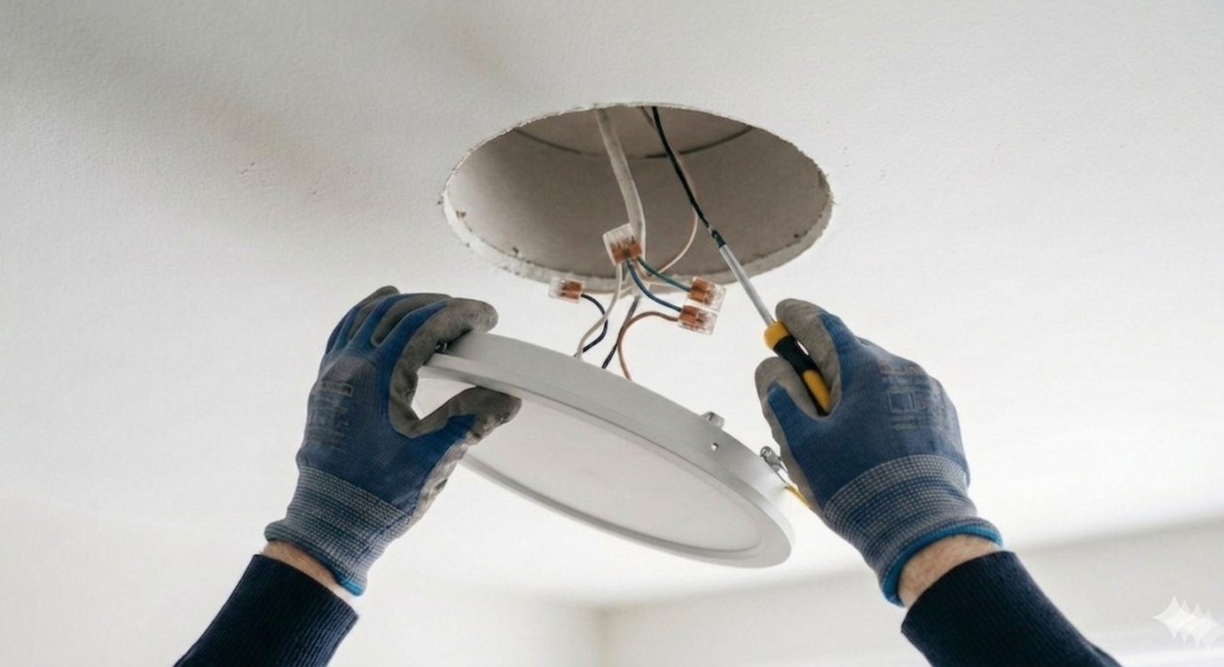 Como instalar um plafon de teto